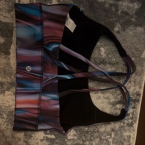 lululemon athletica Women's Purple and Blue Sports Bra